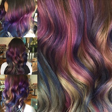 Achieve a hair color finish of depth and natural tones with an all-over application of multiple colors. . Colorist near me